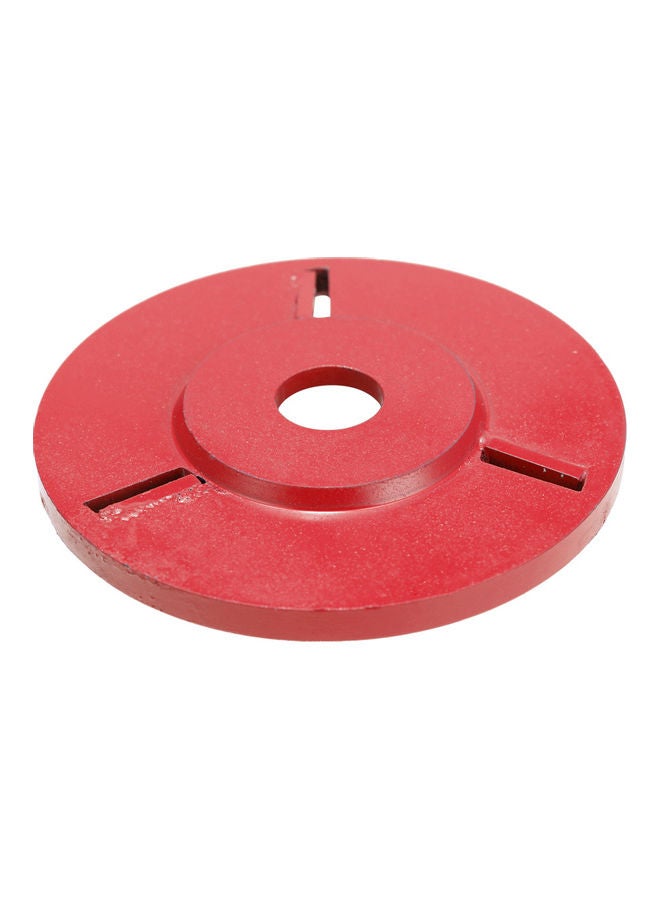 Three Teeth Turbo Plane Wood Carving Disc Red 18x1x14.5cm - Image 1