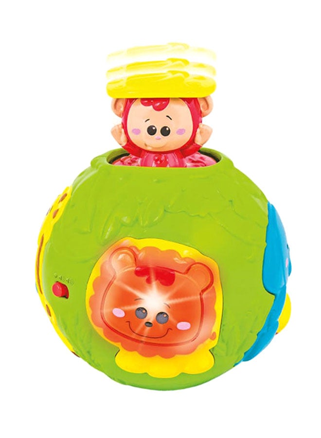 ELC WinFun Roll And Pop Jungle Activity Ball 15.5x21cm - Image 1