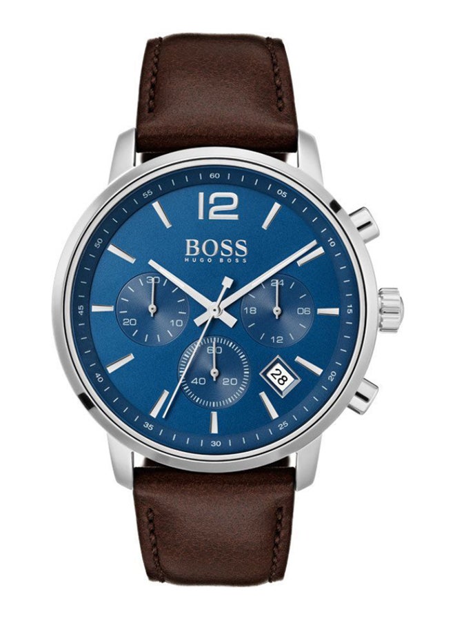 HUGO BOSS Men's Contemporary Sport Leather Chronograph Watch 1513606  - Image 1