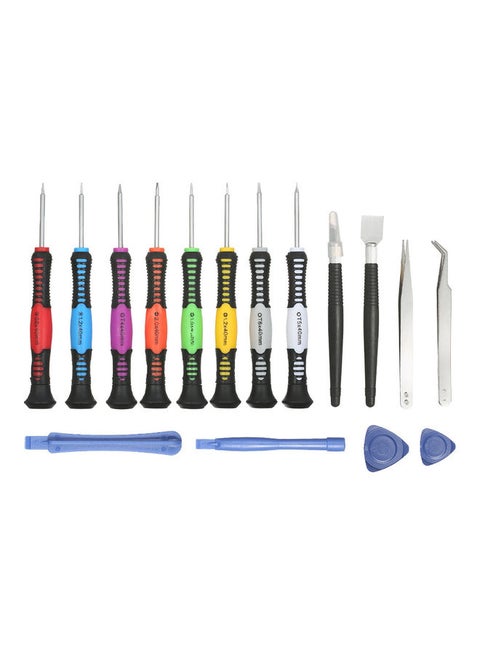 16 In 1 Multi Functional Screwdrivers Set multicolour 26.3x2.5x19cm