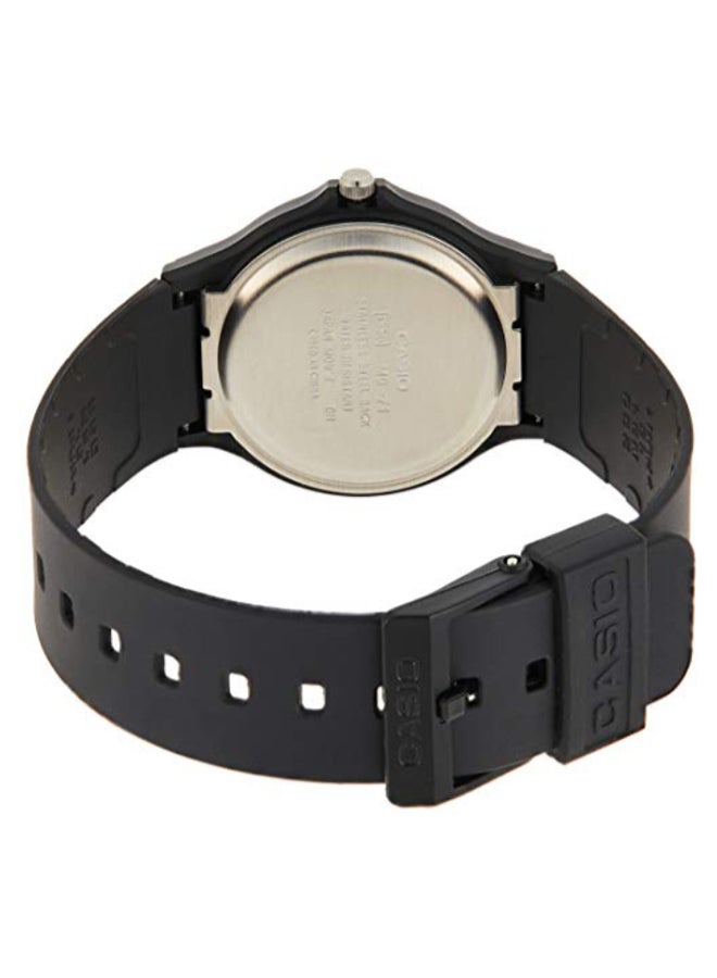 CASIO - Men's Resin Analog Watch MQ-71-1BDF - Image 1