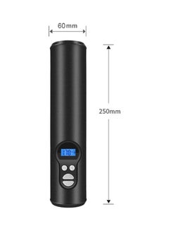 Generic Portable Air Pump Black 25x10x10cm  - Image 5