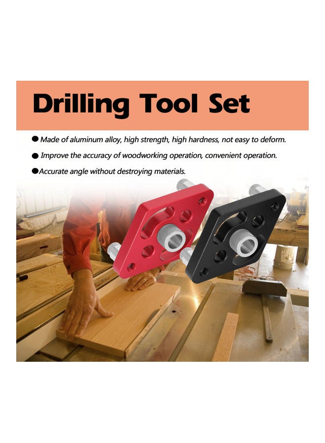 Woodworking Drilling Positioner Red 15 x 5 x 10cm  - Image 4