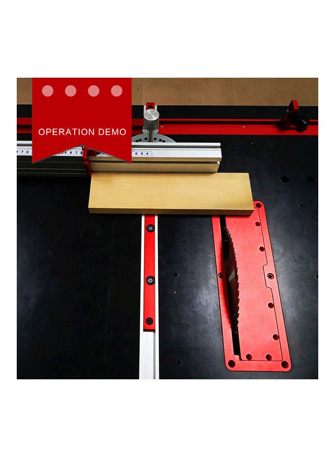 Table Saw Electric Circular Flip Cover Plate Red 31 x 3 x 11cm  - Image 3