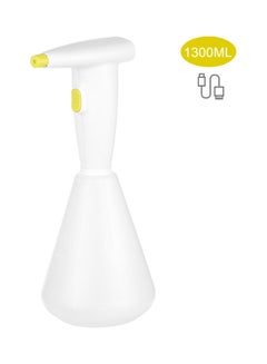 Electric Watering Spraying Sprinkling Spray Bottle White 32.8 x 13.5 x 14cm