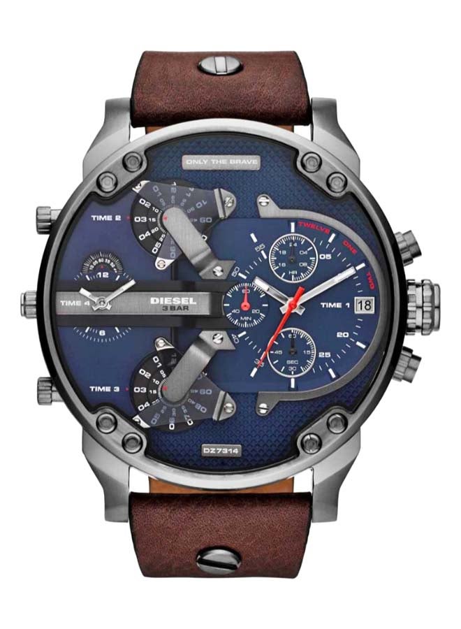 DIESEL Men's Leather Analog Watch DZ7314 - Image 1