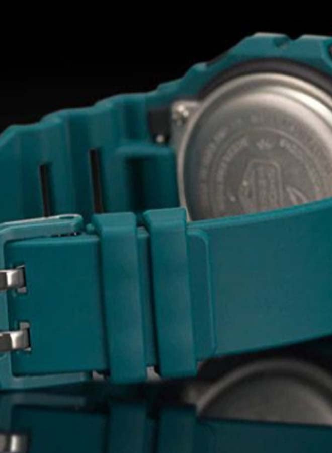 جي شوك ساعة يد جي - شوك رقمية وبسوار من الراتنج طراز GBX-100-2DR للرجال - Image 4