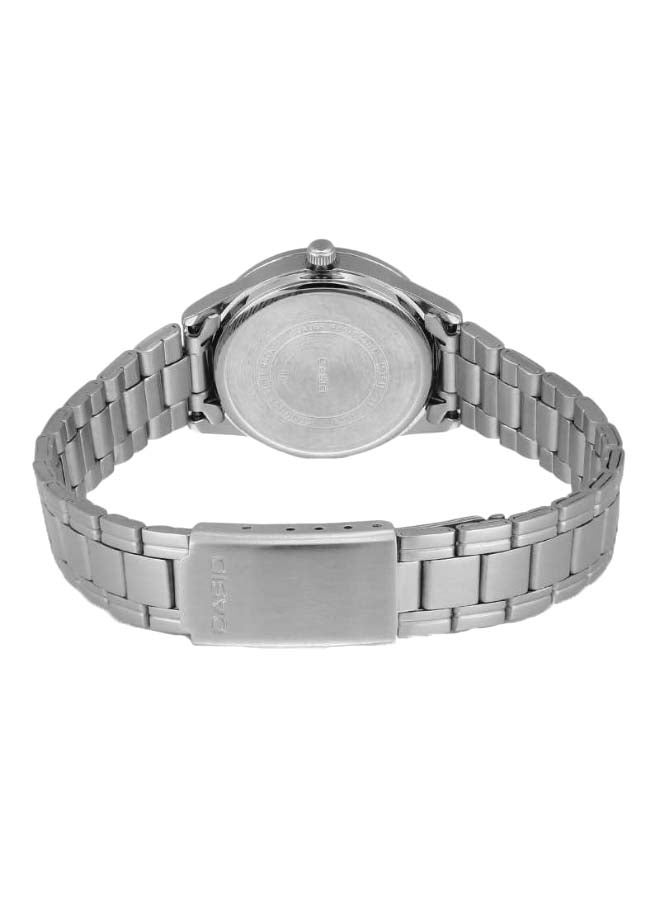 CASIO Women's Stainless Steel Analog Watch LTP-V005D-2B2UDF - 28 mm - Silver  - Image 2