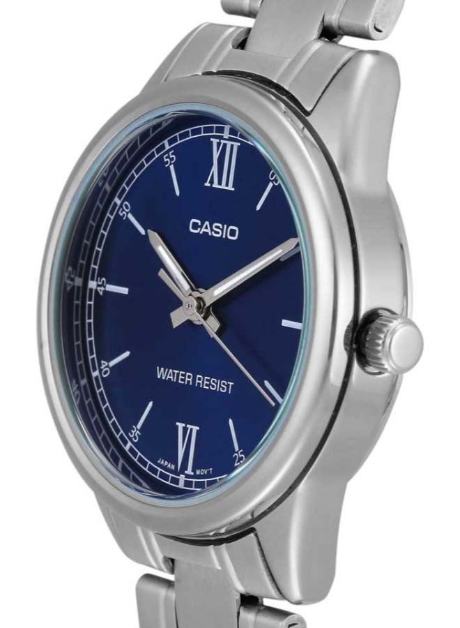 CASIO Women's Stainless Steel Analog Watch LTP-V005D-2B2UDF - 28 mm - Silver  - Image 4