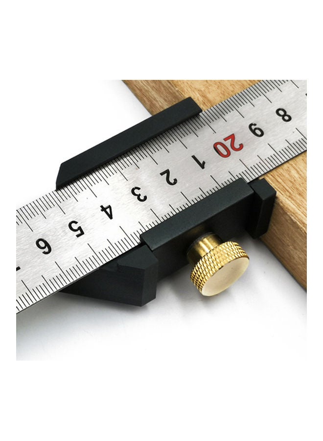Aluminium Alloy Angle Scriber Steel Ruler multicolour 8x5x5cm  - Image 2