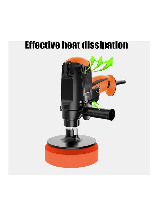 980 W Multifunctional Six Gears Adjustable Speed Car Electric Polisher multicolour 23x11x23cm - Image 4