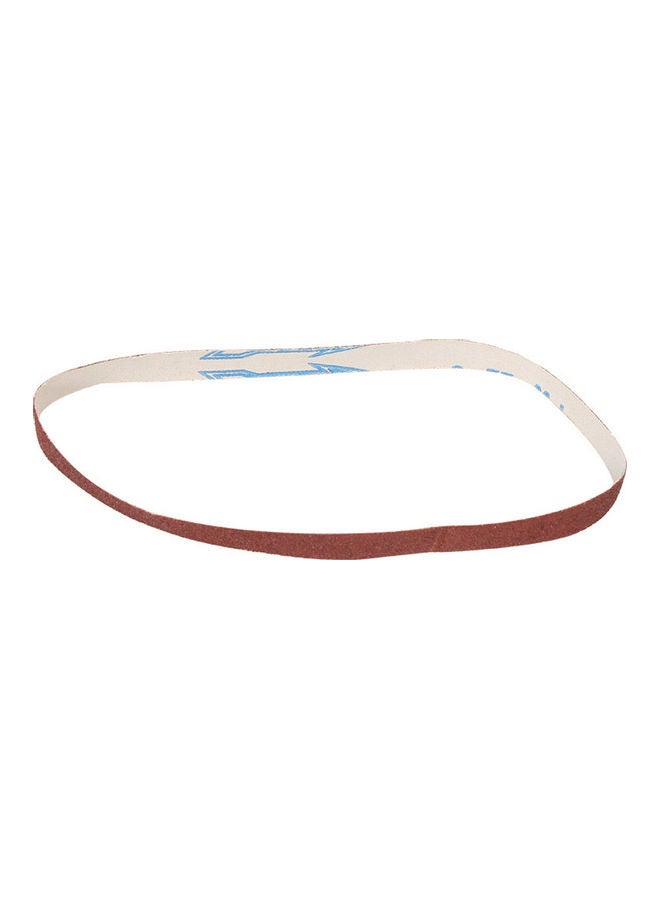 10-Piece Sanding Belt Multicolour 45.2x1.5x20cm  - Image 3