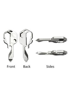 Generic 24-In-1 Keychain Multi-functional Portable Key Tool Silver 10.5 x 1 x  6.8cm  - Image 3