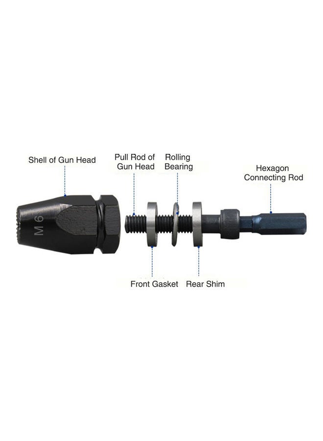 Generic Industrial Rivet Nut Gun Self Locking  Nozzle  - Image 3