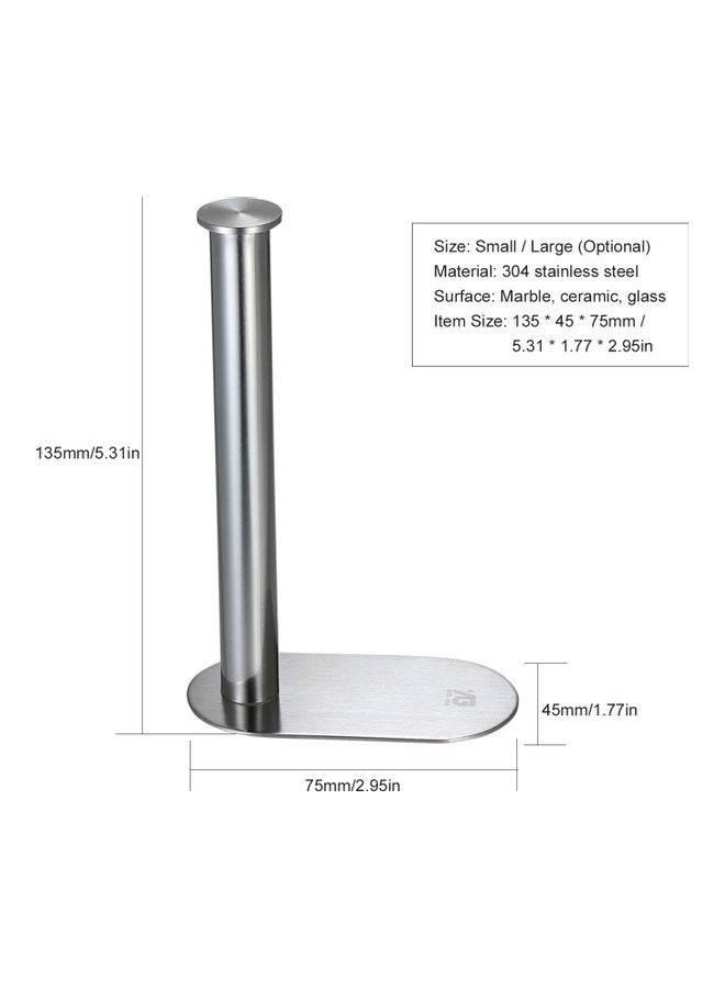 Nail free Wall Mounted Kitchen Towel Holder multicolour 15.5x5x15cm  - Image 2