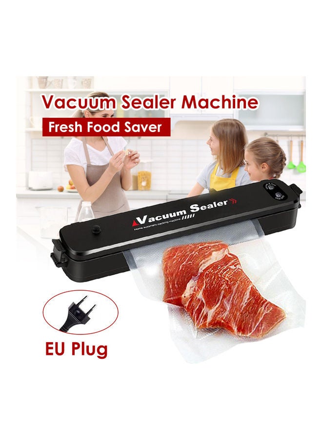 Vacuum Sealer Machine Mini Fresh Food Saver Black 37x5.5x7cm  - Image 1