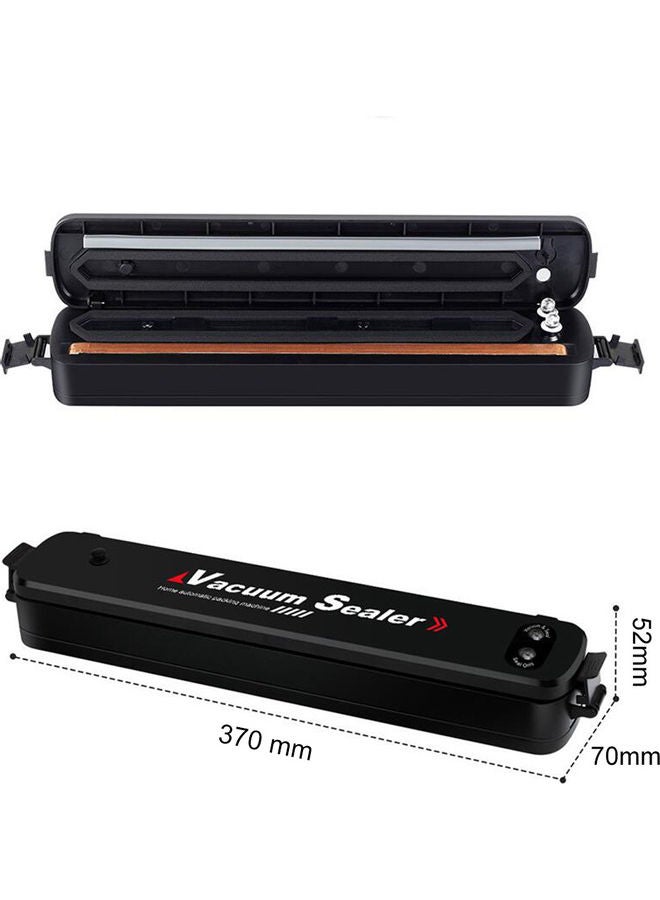 Vacuum Sealer Machine Mini Fresh Food Saver Black 37x5.5x7cm  - Image 4