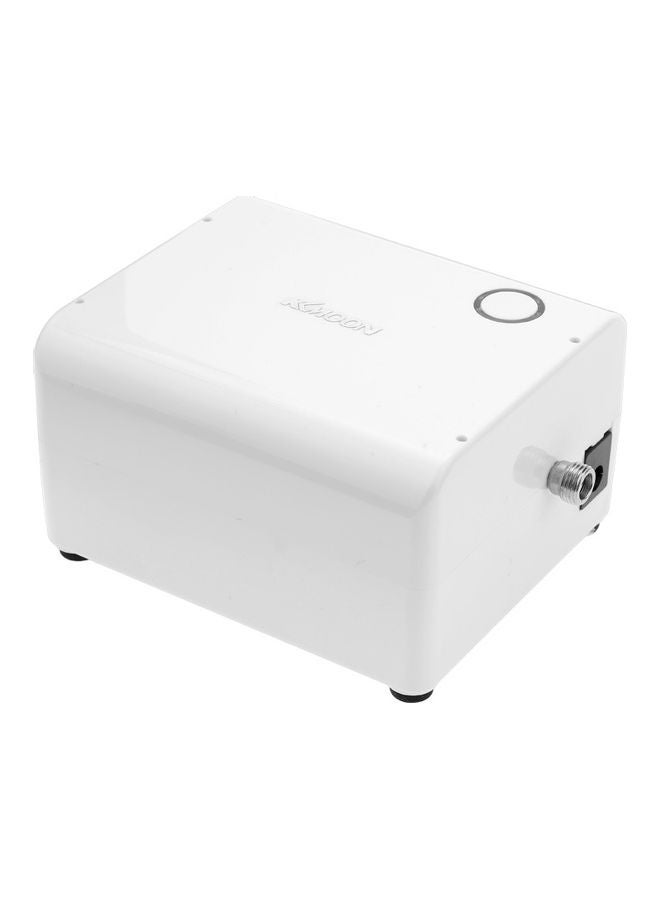 Airbrush Spray Pump Pen Set Air Compressor Kit White 20x12x13cm  - Image 5