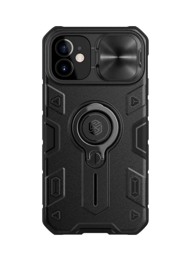 Nillkin Tpu And Pc Slide Cover Camera Protection Back Case With Ring For Iphone 12 Mini Black - Image 1