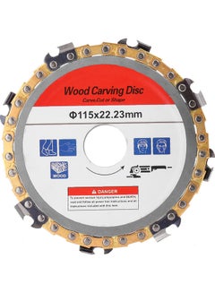 Generic Wood Carving Disc Woodworking Chain Grinder Multicolour 22.5x2x16.6cm  - Image 2