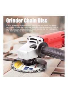 Generic Wood Carving Disc Woodworking Chain Grinder Multicolour 22.5x2x16.6cm  - Image 4