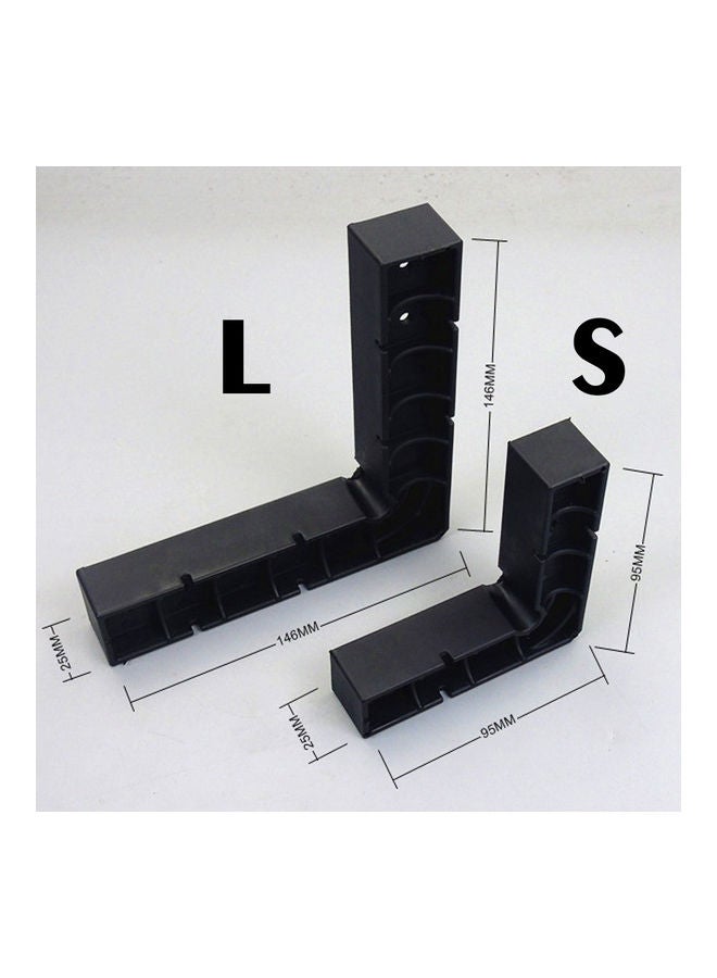 2 Piece Wood Working Jig Clamp Black 13x5x13cm - Image 3