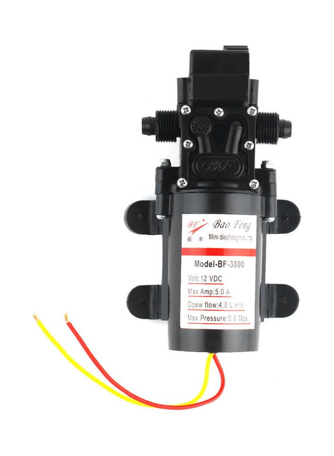 High Pressure Water Diaphragm Black