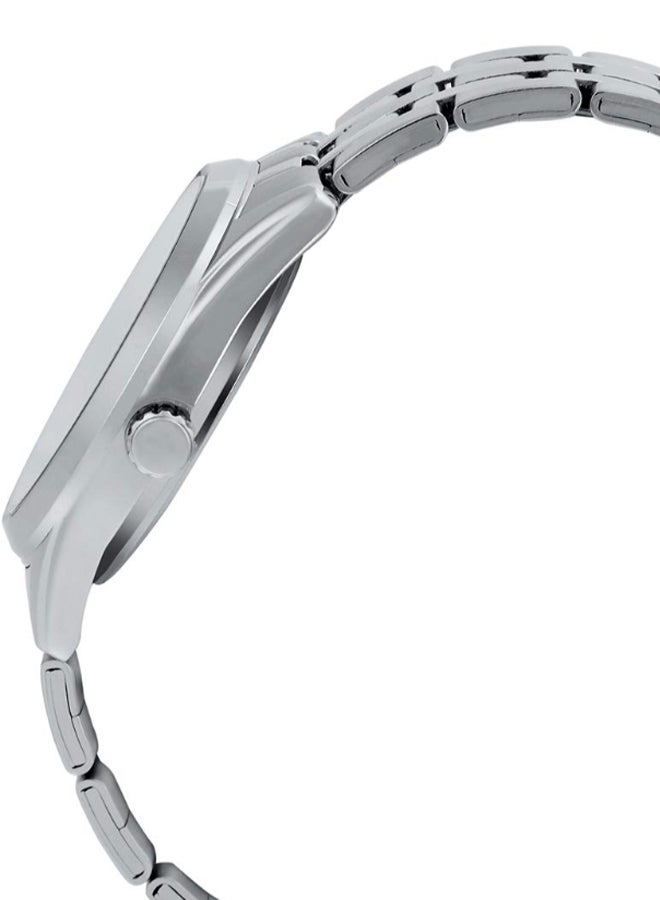 CASIO Men's Enticer Stainless Steel Analog Wrist Watch MTP-1335D-2A2VDF - 38 mm - Silver - Image 3