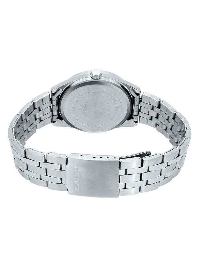 CASIO Men's Enticer Stainless Steel Analog Wrist Watch MTP-1335D-2A2VDF - 38 mm - Silver - Image 2