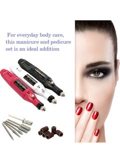 Generic Mini Electric Grinder Drill Tool Nail Gel Polish Removing Red 24x3x16cm  - Image 2
