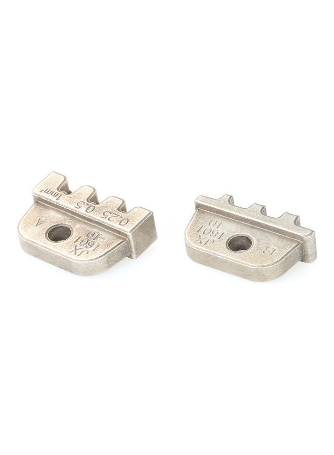 Generic 2 Piece Terminal Head Crimping Tool Silver 3.1x1.3x2.6cm  - Image 5