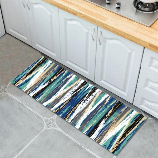 Soft Modern Style Colorful Print Anti-Slip Carpet Multicolour 50x80cm  - Image 2