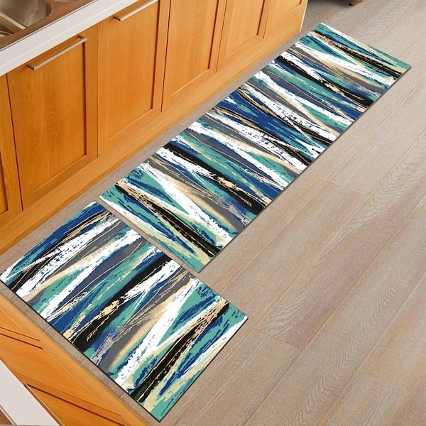 Soft Modern Style Colorful Print Anti-Slip Carpet Multicolour 50x80cm  - Image 5