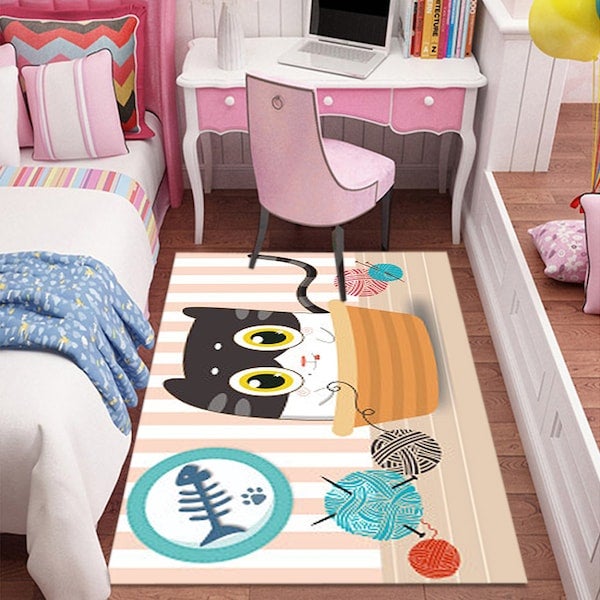 1-Piece Anti-Slip Durable Foldable Carpet Multicolour 50x80cm - Image 3