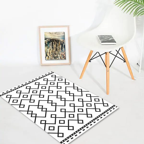 1-Piece Simple Anti-Slip Comfortable Carpet Multicolour 40x60cm - Image 2