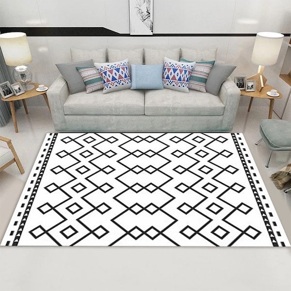 1-Piece Simple Anti-Slip Comfortable Carpet Multicolour 40x60cm - Image 4