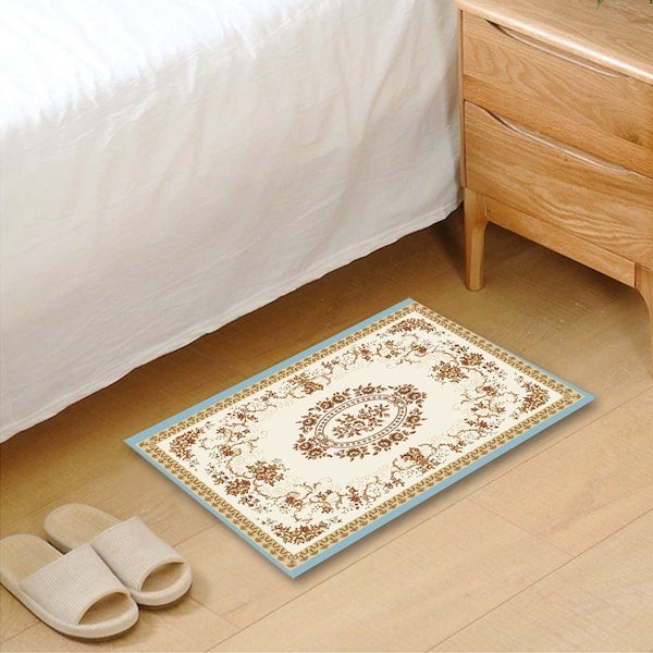European Style Wear-Resistant Anti-Skidding Living Room Floor Mat Multicolour 40x60cm - Image 2
