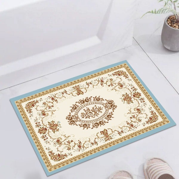 European Style Wear-Resistant Anti-Skidding Living Room Floor Mat Multicolour 40x60cm - Image 3