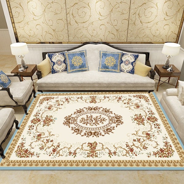 European Style Wear-Resistant Anti-Skidding Living Room Floor Mat Multicolour 40x60cm - Image 5