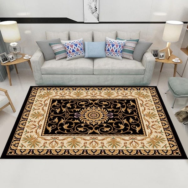 3D Printed European Luxurious Wear-resistant Carpet Multicolour 40x60cm - Image 2