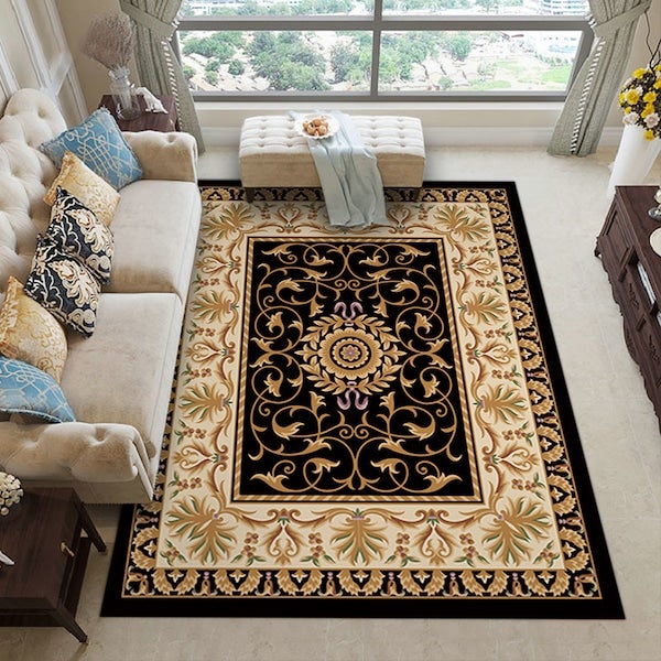 3D Printed European Luxurious Wear-resistant Carpet Multicolour 40x60cm - Image 3