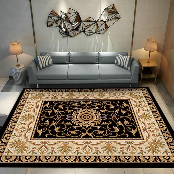 3D Printed European Luxurious Wear-resistant Carpet Multicolour 40x60cm - Image 4