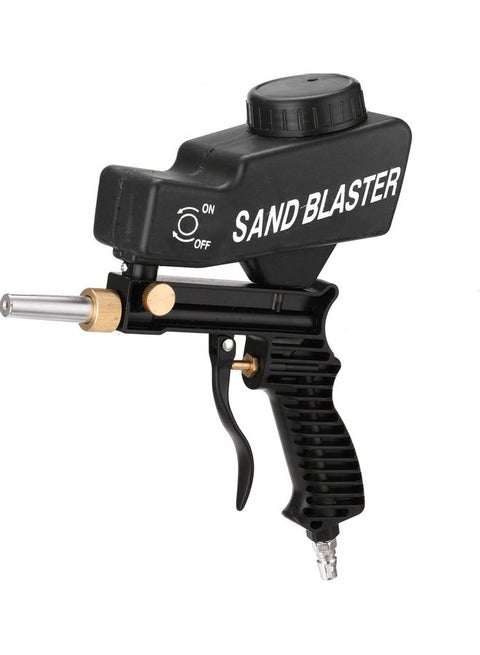 Portable Gravitation Sandblasting Machine Black 32x6x27cm