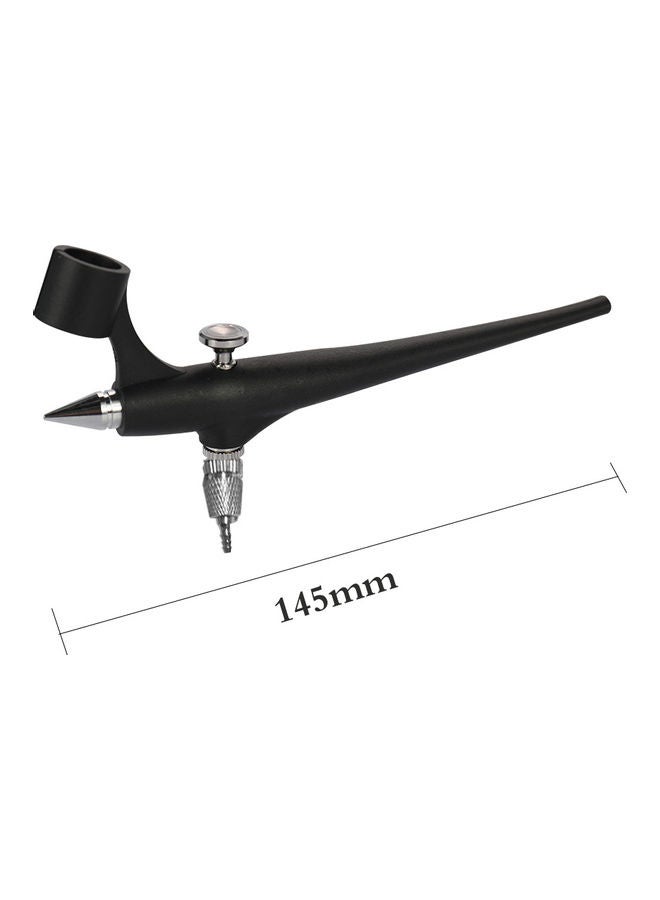 Portable Pneumatic Marker Pen Spray Machine Model Tool Black/Silver 19.5 x 3.5cm - Image 4