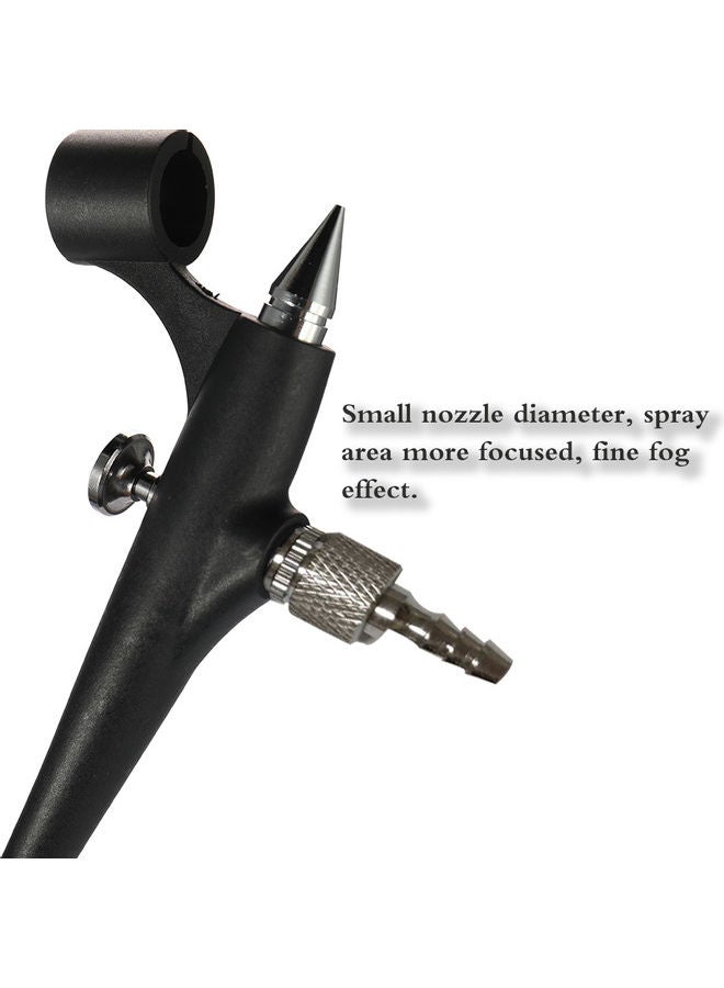 Portable Pneumatic Marker Pen Spray Machine Model Tool Black/Silver 19.5 x 3.5cm - Image 5