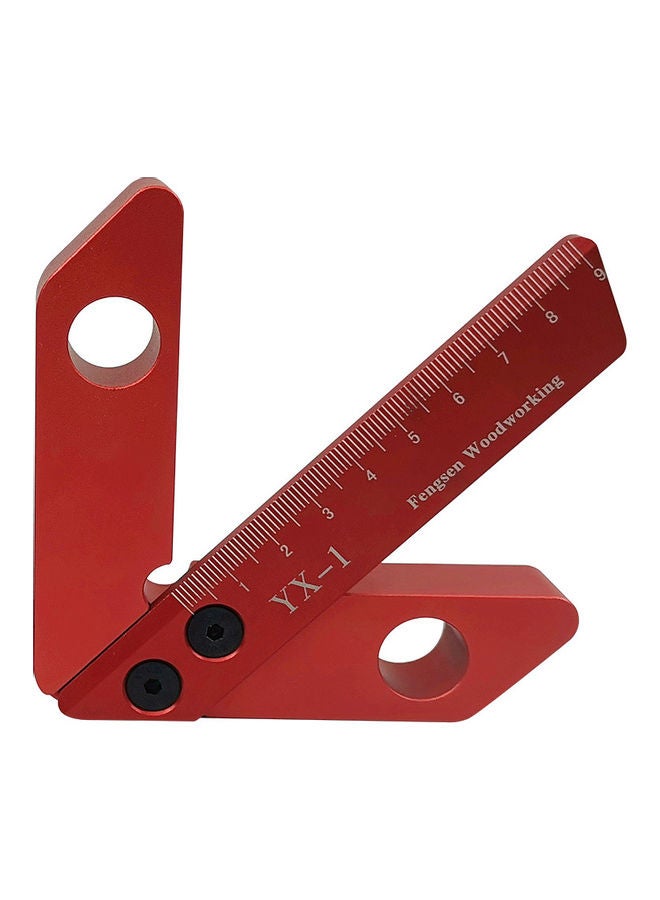 Square Center Measuring Tool Red
