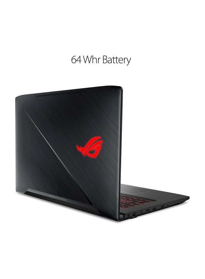 ROG Strix GL703VM Gaming Laptop With 17.3-Inch Display, Core i7 Processor/24GB RAM/1TB HDD+512GB SSD Hybrid Drive/6GB NVIDIA GeForce GTX 1060 Graphics/Arabic Keyboard Black