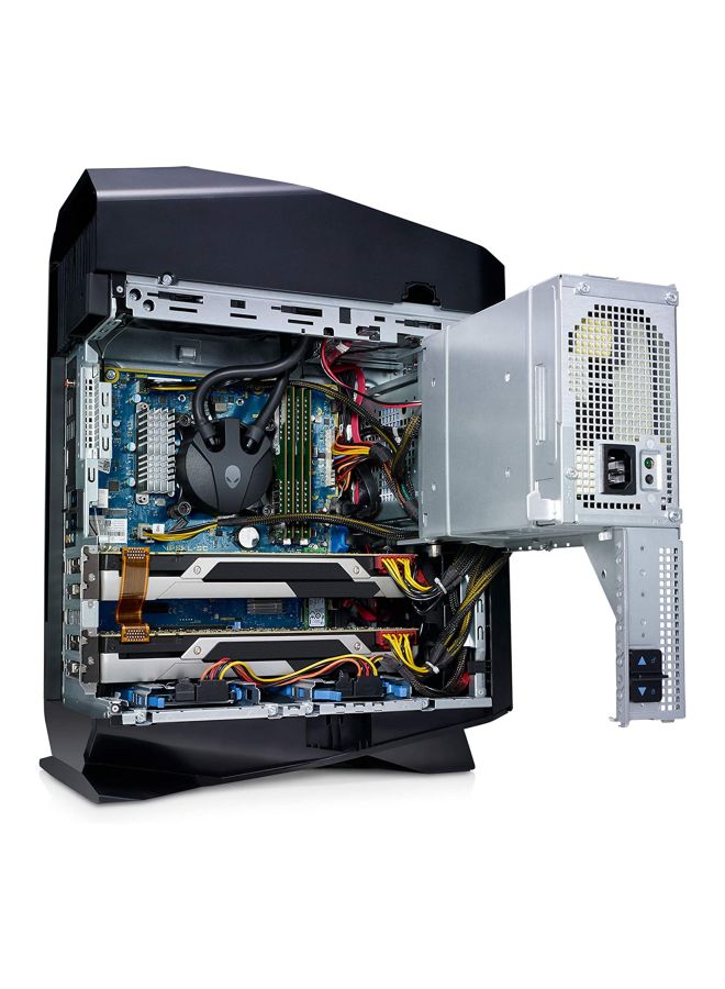 DELL - Alienware Aurora R8 Gaming Desktop With Core i7 Processor/16GB RAM/2TB HDD+256GB SSD Hybrid Drive/8GB NVIDIA GeForce GTX 1080 Graphics Black/Grey - Image 1