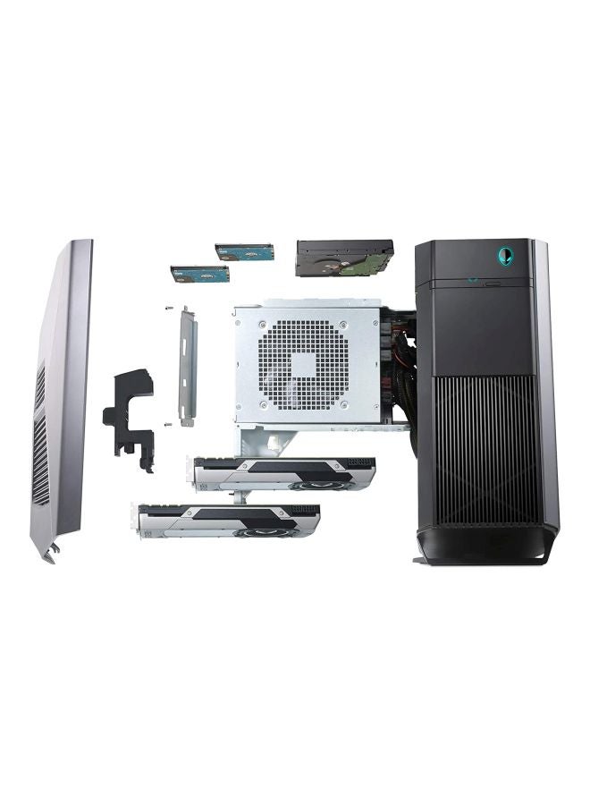 DELL - Alienware Aurora R8 Gaming Desktop With Core i7 Processor/16GB RAM/2TB HDD+256GB SSD Hybrid Drive/8GB NVIDIA GeForce GTX 1080 Graphics Black/Grey - Image 1