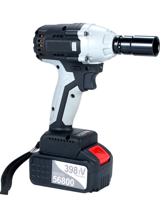 Brushless Wrench Cordless Electric Impact Wrench With 2 Batteries Multicolour 30 x 10 x 30cm  - Image 4